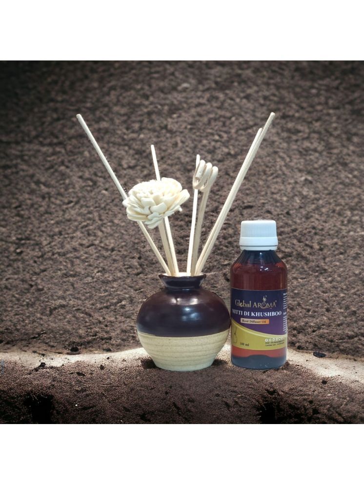     			GLOBAL AROMA Mitidi-Khusbu Fragrance Ceramic Pot Reed Diffusers Set 100ML