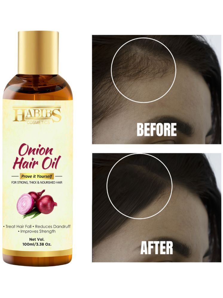     			Habibs Onion hair Oil for hair fall Control & Helps Promote hair Growth 100ml