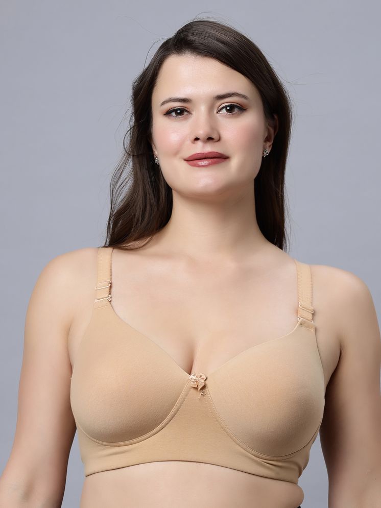     			IN CARE LINGERIE Elastane Heavily Padded Women's Everyday Bra ( Beige ) ICPD-08_SKIN_42C