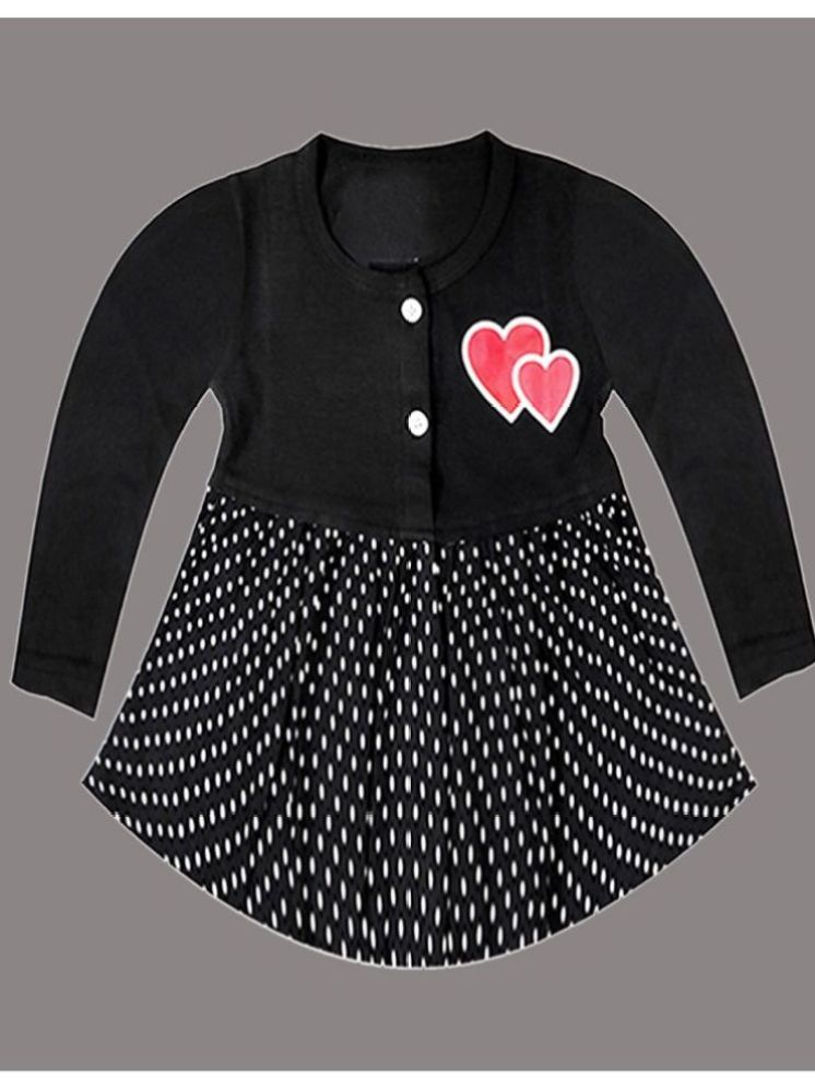     			KidzzCart Black Cotton Baby Girl Frock ( Pack of 1 )