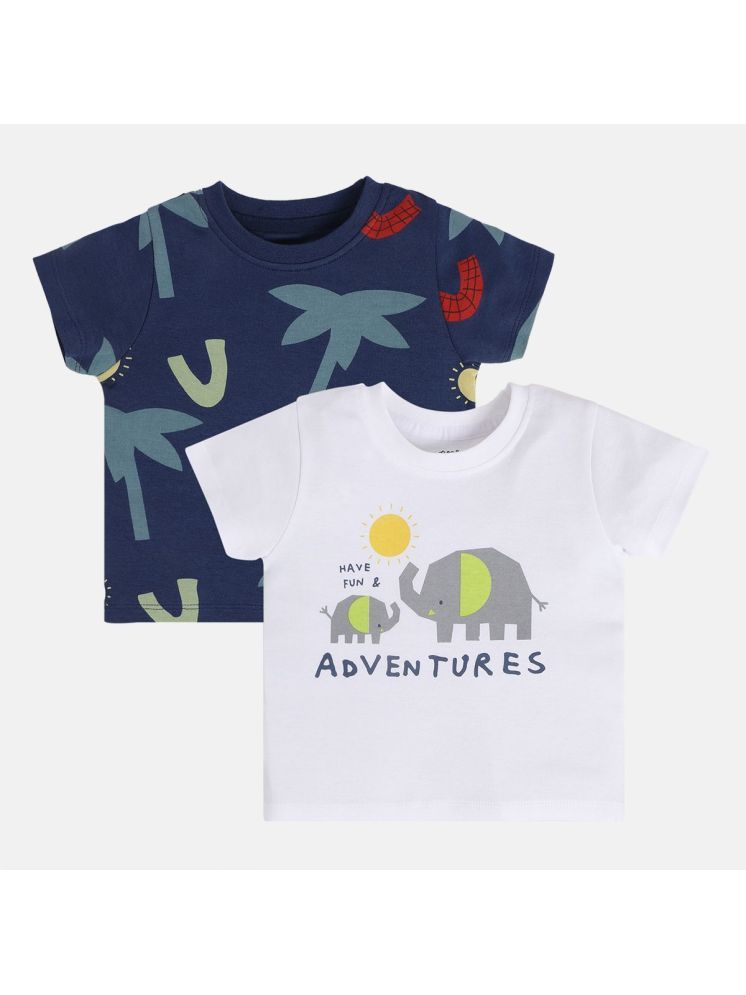     			MINI KLUB Multi Baby Boy T-Shirt ( Pack of 2 )