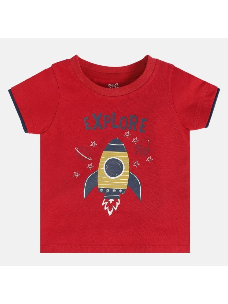     			MINI KLUB Red Baby Boy T-Shirt ( Pack of 1 )