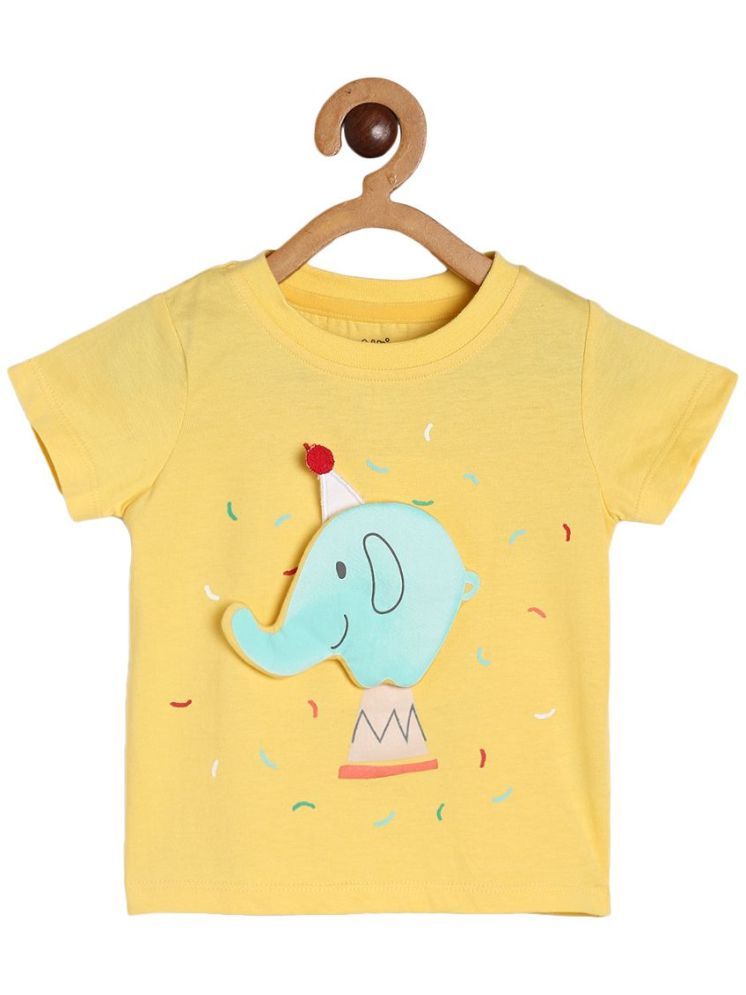     			MINI KLUB Yellow Baby Boy T-Shirt ( Pack of 1 )