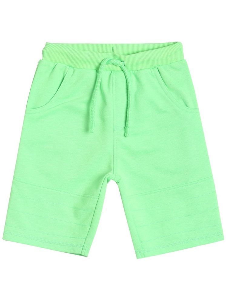     			Miniklub Baby Boys  Knee Length Knit Shorts (Neon Green Color)