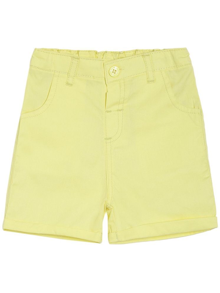     			Miniklub Baby Boys Woven Shorts (Yellow Color)