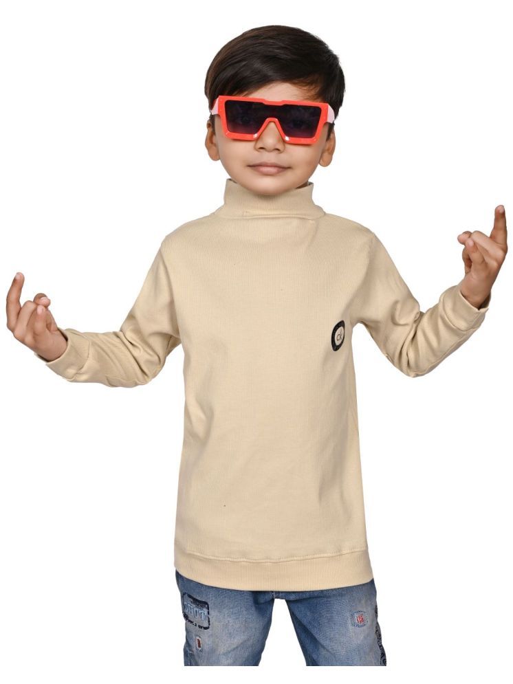     			New Collection Beige Viscose Boys Sweatshirt ( Pack of 1 )