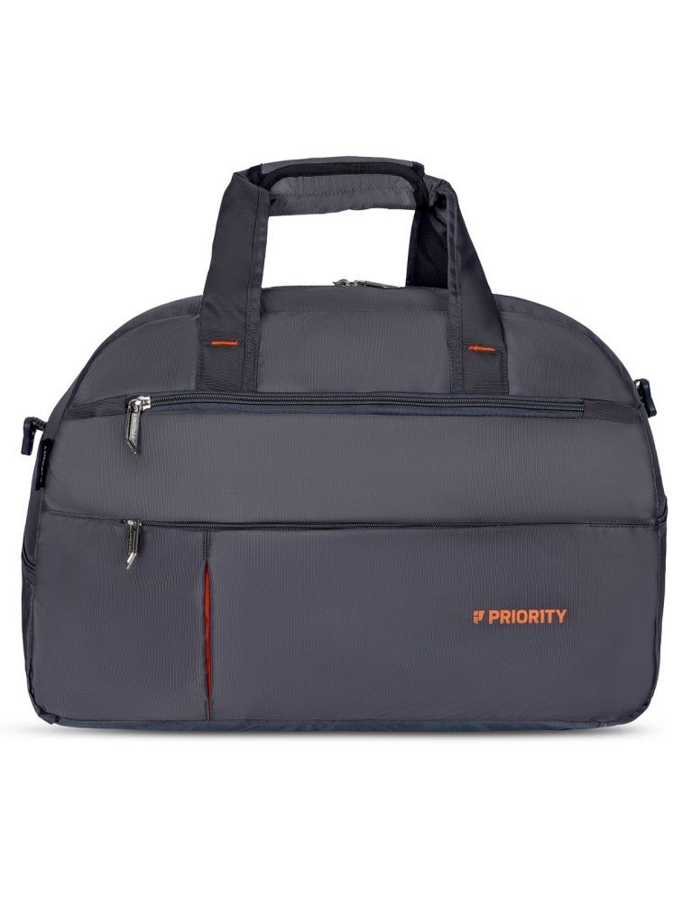     			Priority 29 Ltrs Dark Grey Polyester Duffle Bag