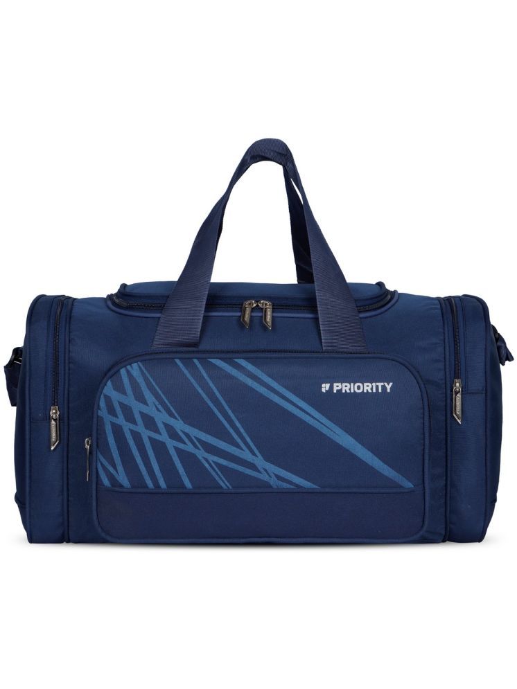     			Priority 32 Ltrs Blue Polyester Duffle Bag