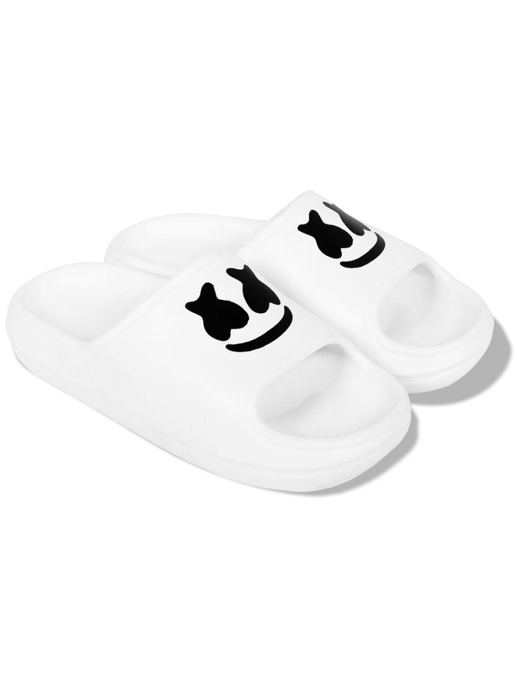     			Richale White Women's Slide Flip Flop