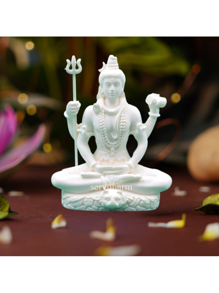     			ServDharm Resin Lord Shiva Idol ( 1 cm )