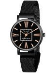 LOUIS DEVIN Black Metal Analog Womens Watch