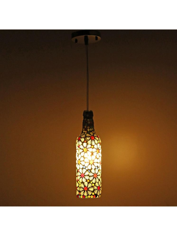     			1st Time Glass Designer Ceiling Lamp Pendant Multi - Pack of 1