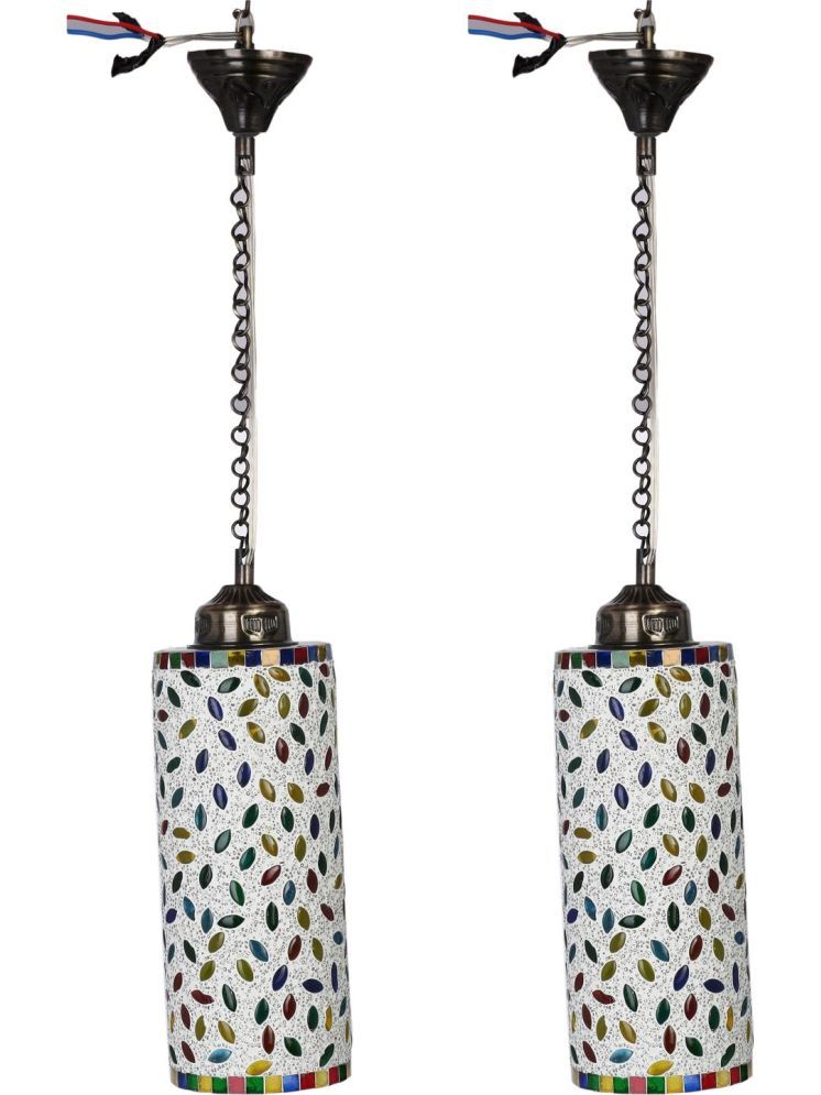     			1st Time Glass Designer Ceiling Lamp Pendant Multi - Pack of 2