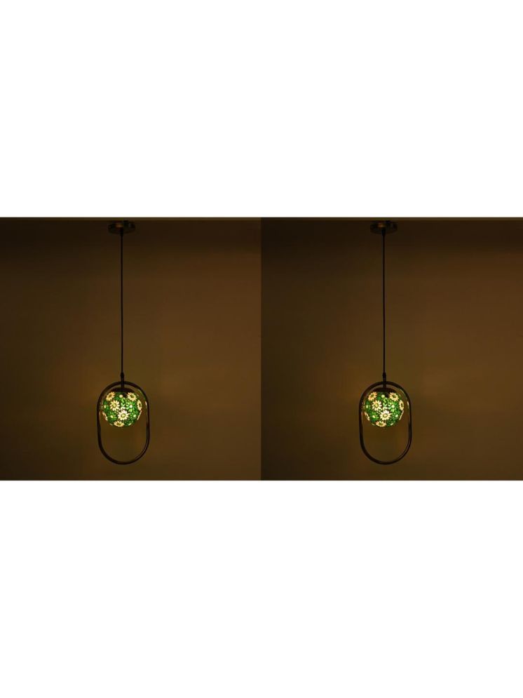     			1st Time Glass Designer Ceiling Lamp Pendant Multi - Pack of 2