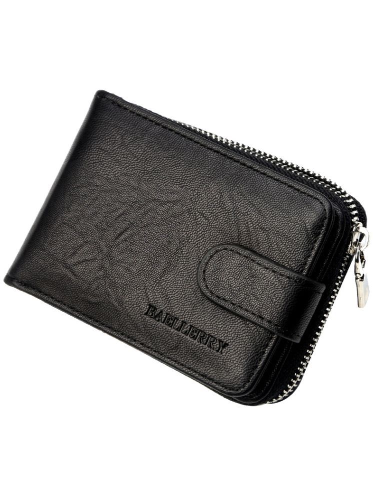     			Baellerry Black PU Men's Regular Wallet ( Pack of 1 )