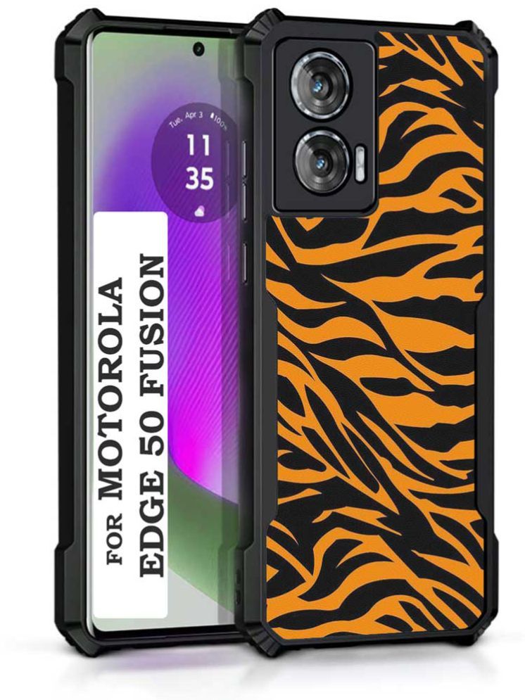     			COBERTA Multicolor Printed Back Cover Polycarbonate Compatible For Moto Edge 50 Fusion ( Pack of 1 )