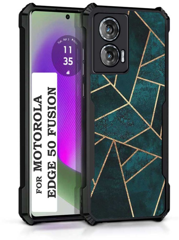     			COBERTA Multicolor Printed Back Cover Polycarbonate Compatible For Moto Edge 50 Fusion ( Pack of 1 )