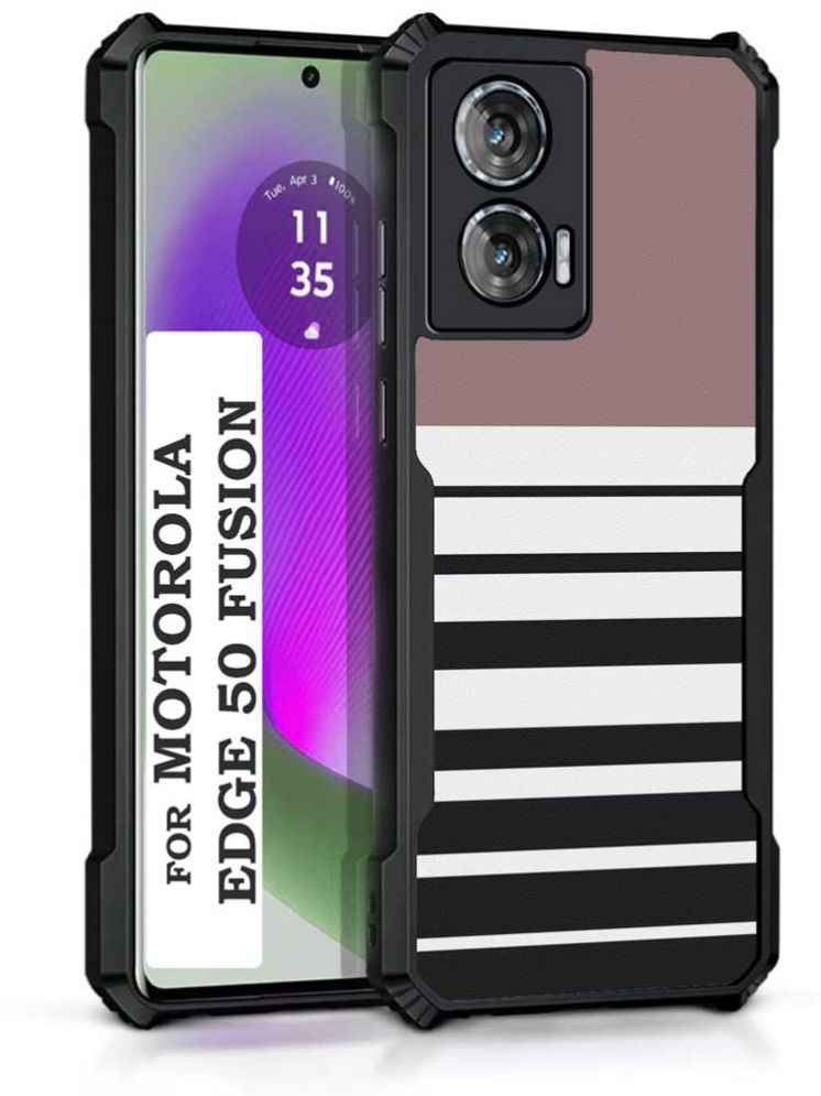     			COBERTA Multicolor Printed Back Cover Polycarbonate Compatible For Moto Edge 50 Fusion ( Pack of 1 )