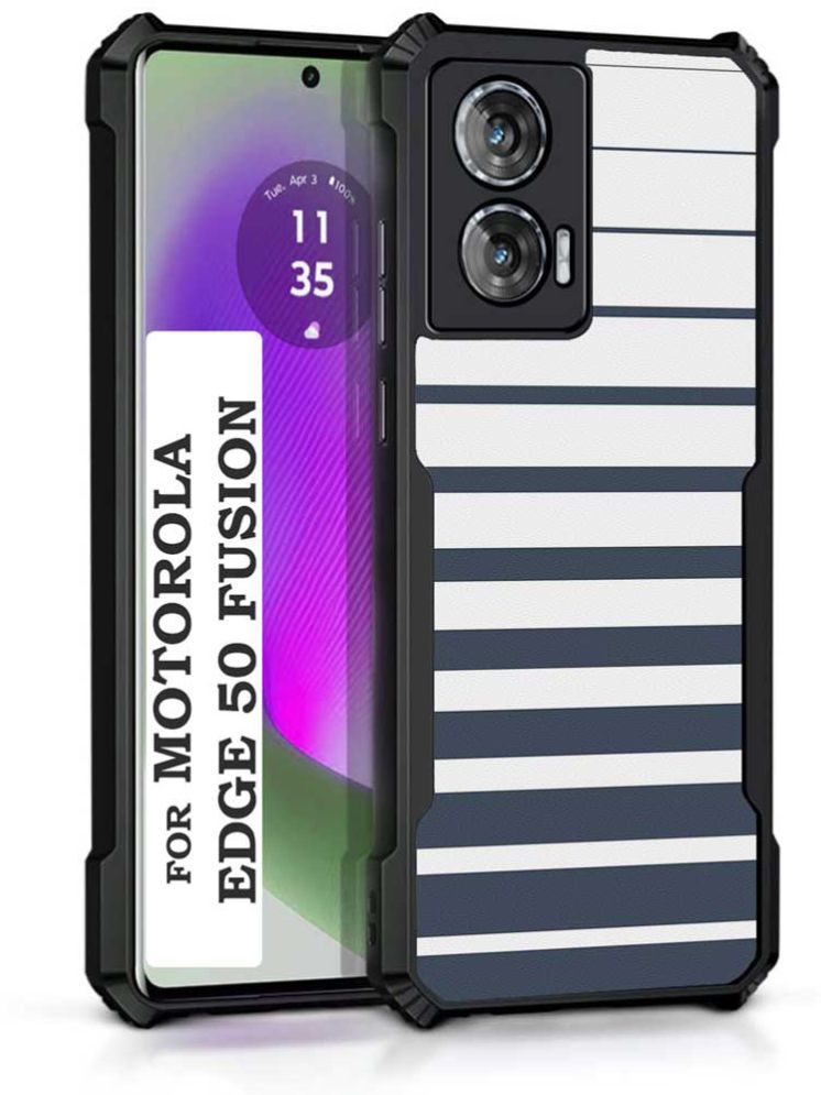     			COBERTA Multicolor Printed Back Cover Polycarbonate Compatible For Moto Edge 50 Fusion ( Pack of 1 )