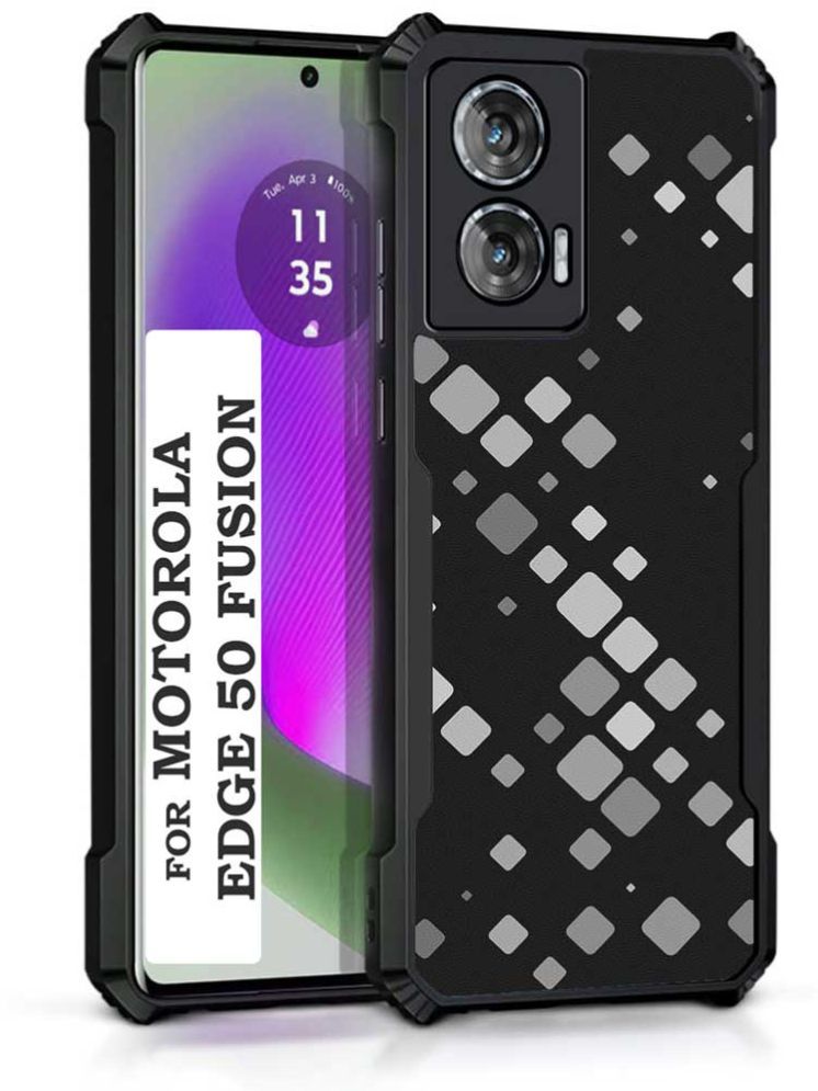     			COBERTA Multicolor Printed Back Cover Polycarbonate Compatible For Moto Edge 50 Fusion ( Pack of 1 )