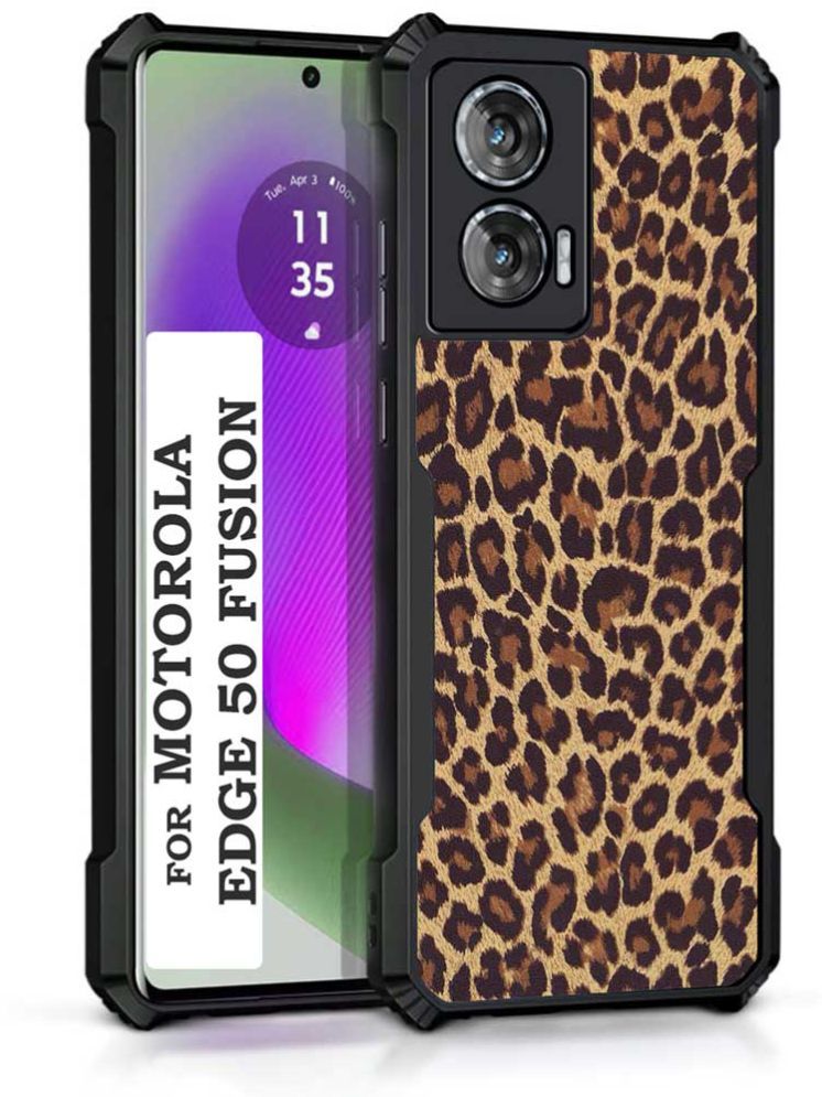     			COBERTA Multicolor Printed Back Cover Polycarbonate Compatible For Moto Edge 50 Fusion ( Pack of 1 )