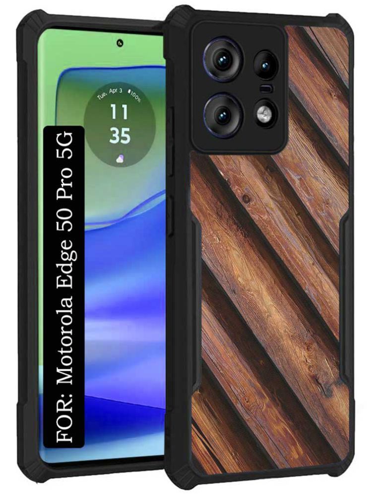     			COBERTA Multicolor Printed Back Cover Polycarbonate Compatible For Motorola Edge 50 Pro 5G ( Pack of 1 )