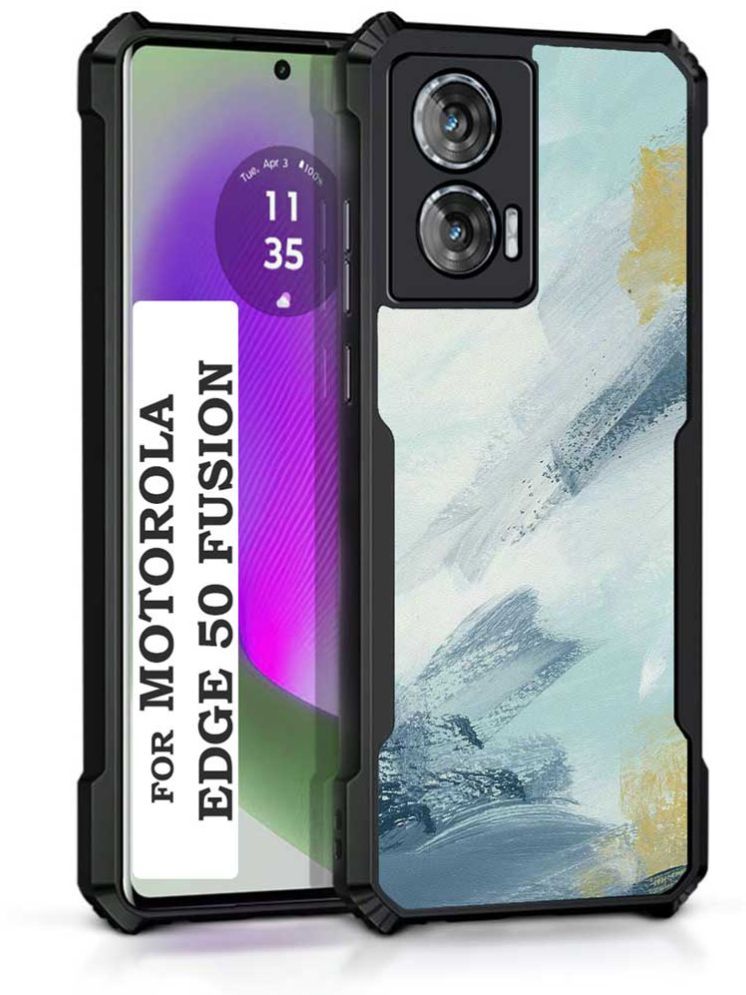     			COBERTA Multicolor Printed Back Cover Polycarbonate Compatible For Moto Edge 50 Fusion ( Pack of 1 )