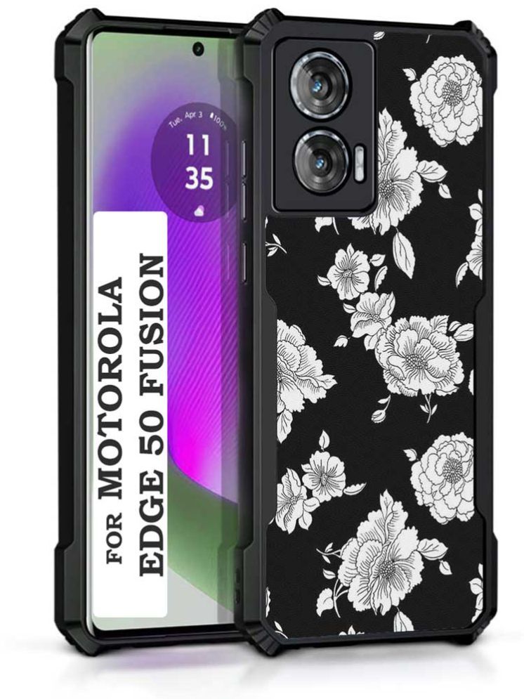     			COBERTA Multicolor Printed Back Cover Polycarbonate Compatible For Moto Edge 50 Fusion ( Pack of 1 )