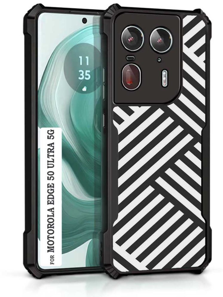     			COBERTA Multicolor Printed Back Cover Polycarbonate Compatible For Motorola Edge 50 Ultra 5G ( Pack of 1 )