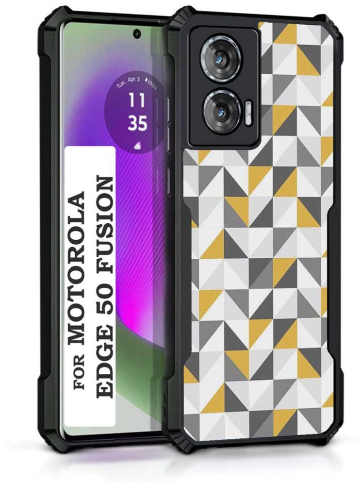     			COBERTA Multicolor Printed Back Cover Polycarbonate Compatible For Moto Edge 50 Fusion ( Pack of 1 )