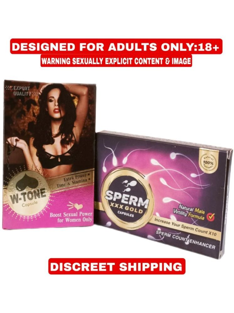     			Dr Chopra W-Tone Capsule for Women or Sperm xxx Gold for Men BY VEDHAHI