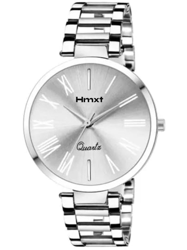     			HMXT Silver Stainless Steel Analog Womens Watch