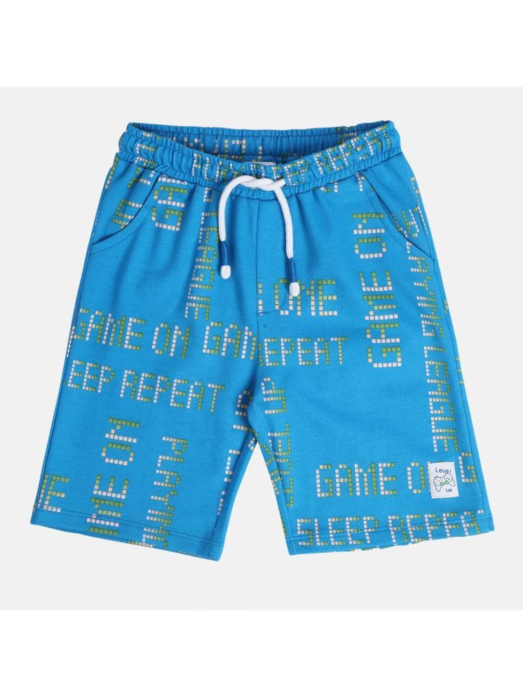     			MINI KLUB - Blue Cotton Boys Shorts ( Pack of 1 )