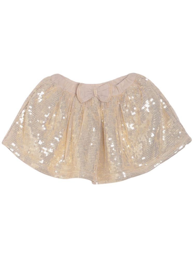     			MINI KLUB Pack of 1 Girls Polyester A-Line Skirt ( Gold )