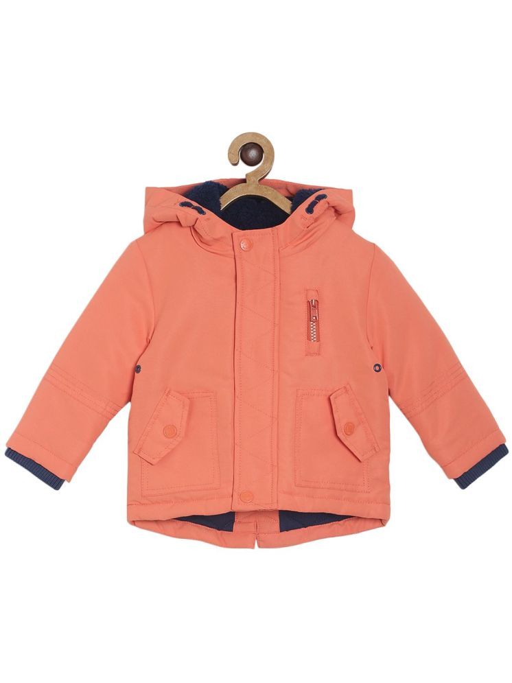     			MINI KLUB Orange Polyester Boys Casual Jacket ( Pack of 1 )