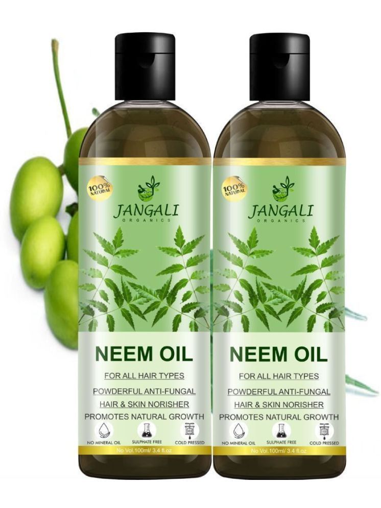     			Pure Jangali Organics Anti Dandruff Neem Oil 100 ml ( Pack of 2 )