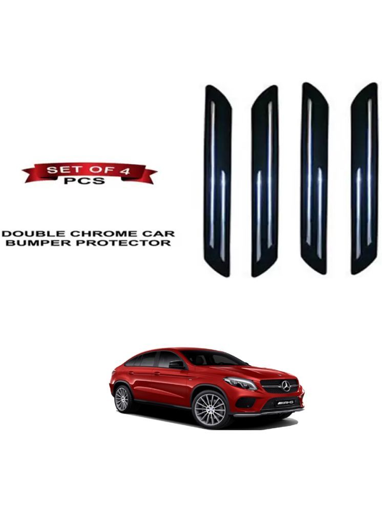     			RONISH Rubber Car Bumper Protector Guard (Double Chrome) For Mercedes Benz GLE Coupe