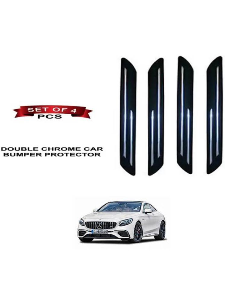     			RONISH Rubber Car Bumper Protector Guard (Double Chrome) For Mercedes Benz AMG