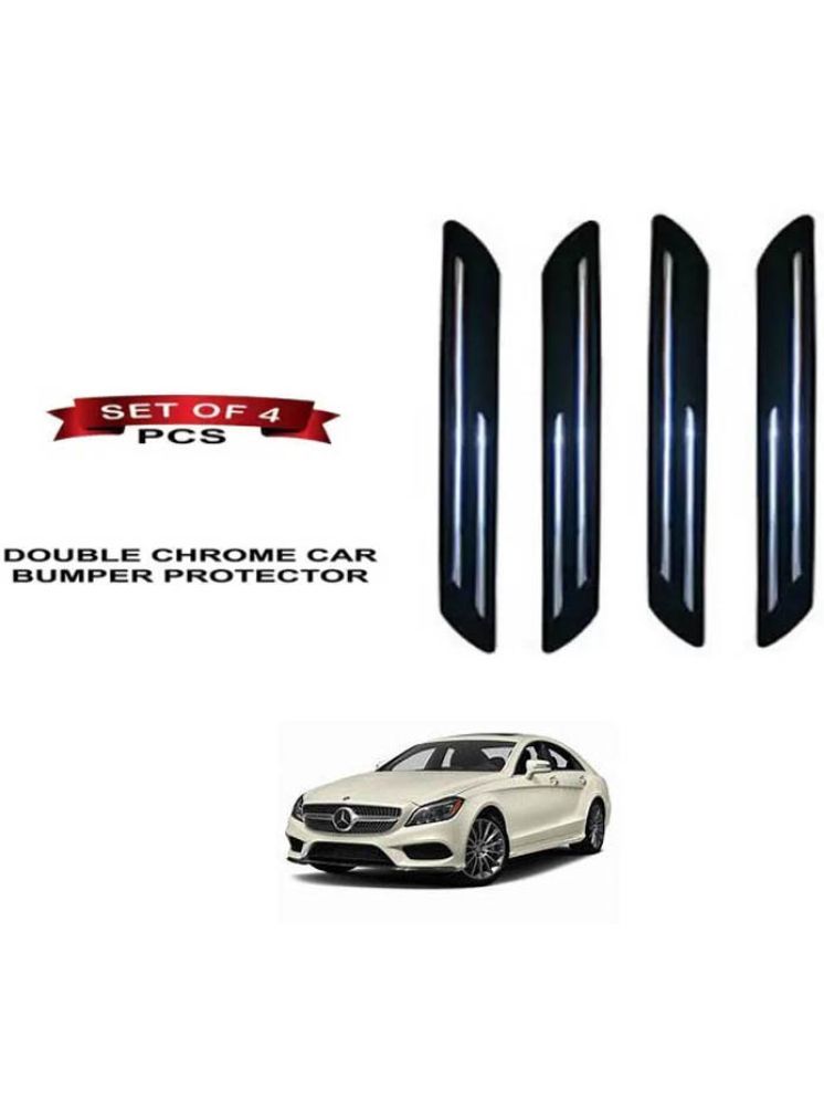     			RONISH Rubber Car Bumper Protector Guard (Double Chrome) For Mercedes Benz CLS