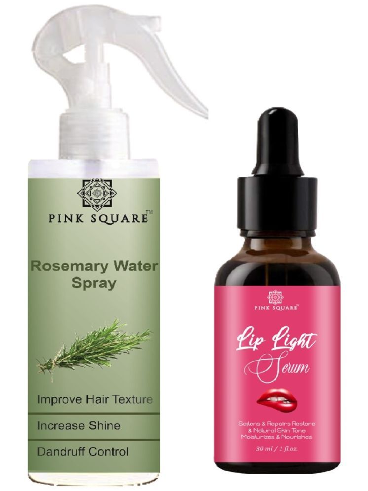     			Rosemary water Hair spray for Hair Regrowth (100ml) & Lip Light Serum (30ml) Combo of 2