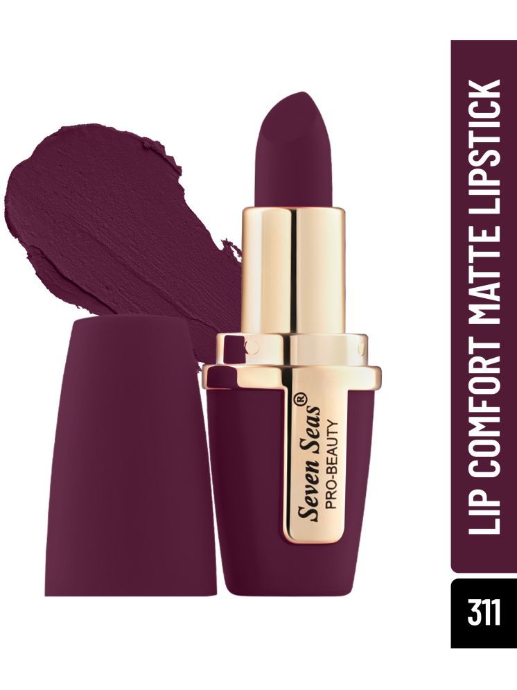     			Seven Seas Wine Matte Lipstick 3.3