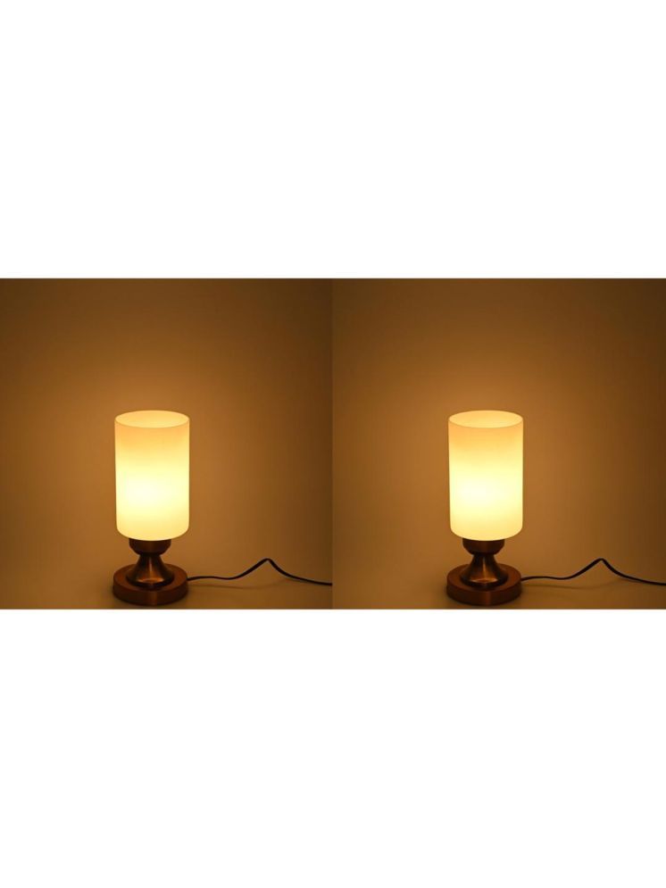     			1st Time White Decorative Table Lamp ( Pack of 2 )