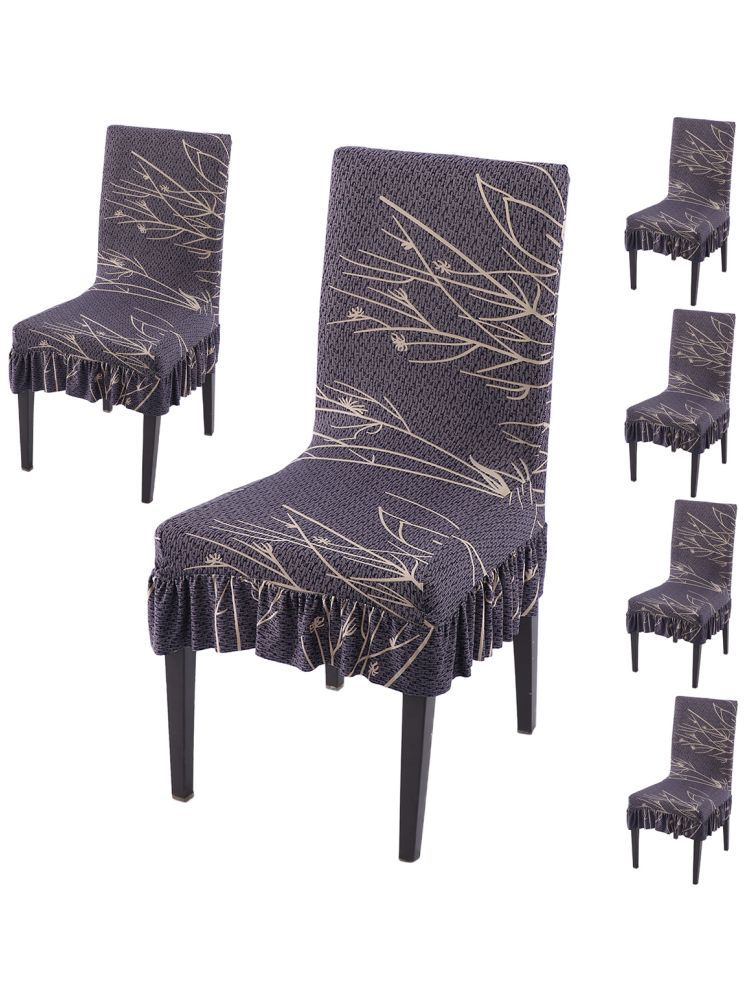     			HOKIPO 6 Seater Polyester Chair Cover ( Pack of 6 )