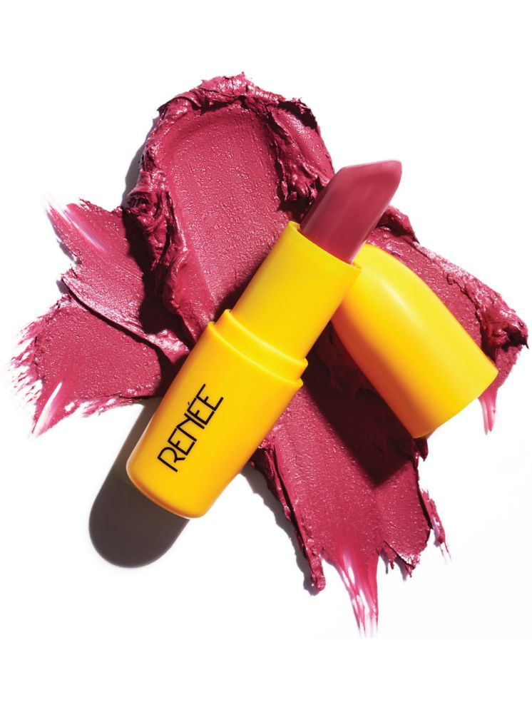     			Renee Everyday Matte Lipstick - Brownie, Lightweight, Intense Color, Skincare Infused Makeup, 3 Gm