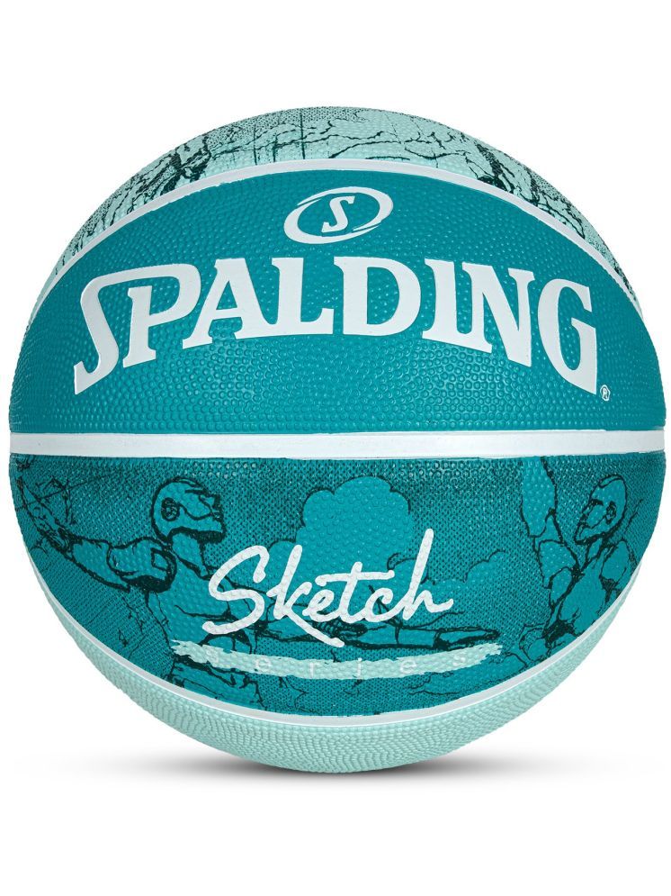     			Spalding 7 Rubber Basketball