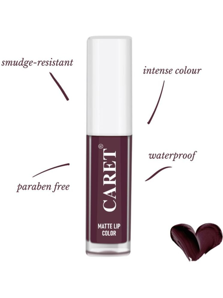     			Caret Organic Deep Maroon Matte Lipstick 2 ML