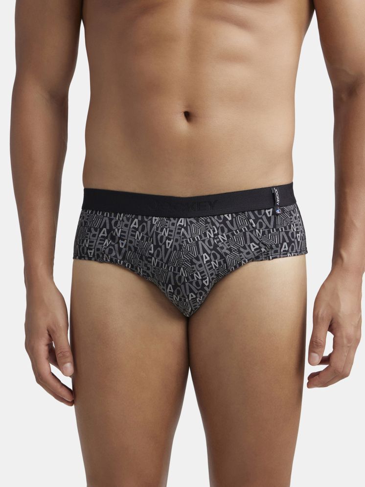     			Pack of 1 Jockey Black US52 Cotton Men's Briefs