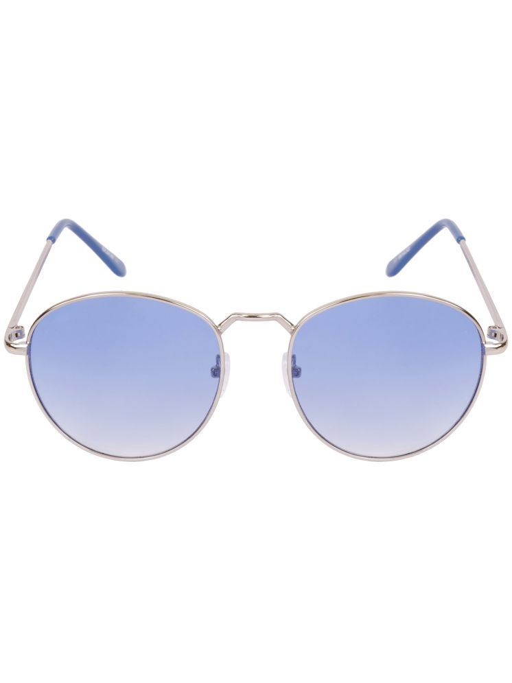     			Sunnies Silver Round Sunglasses ( Pack of 1 )