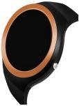 Rhonium Black Silicon Digital Men's Watch