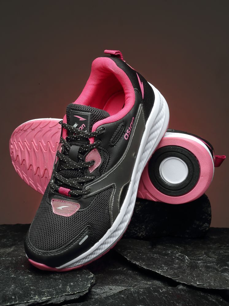     			ASIAN - Black Women's Running Shoes